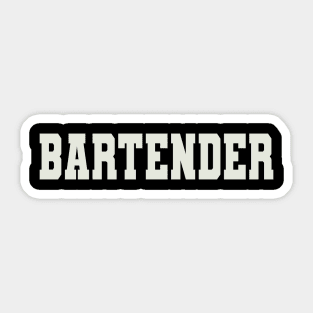 Bartender Word Sticker